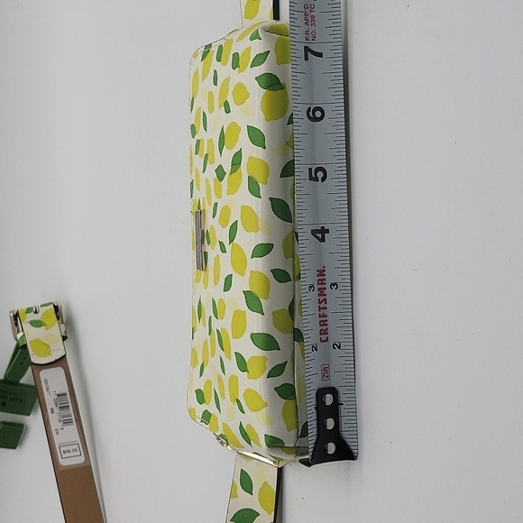 1744- Kate Spade Leather Lemon Print Fanny Pack Women's Belt Size S/M NWT - Picture 6 of 12